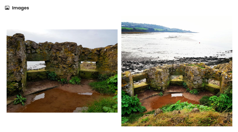 Thumbnail images shown for a resource