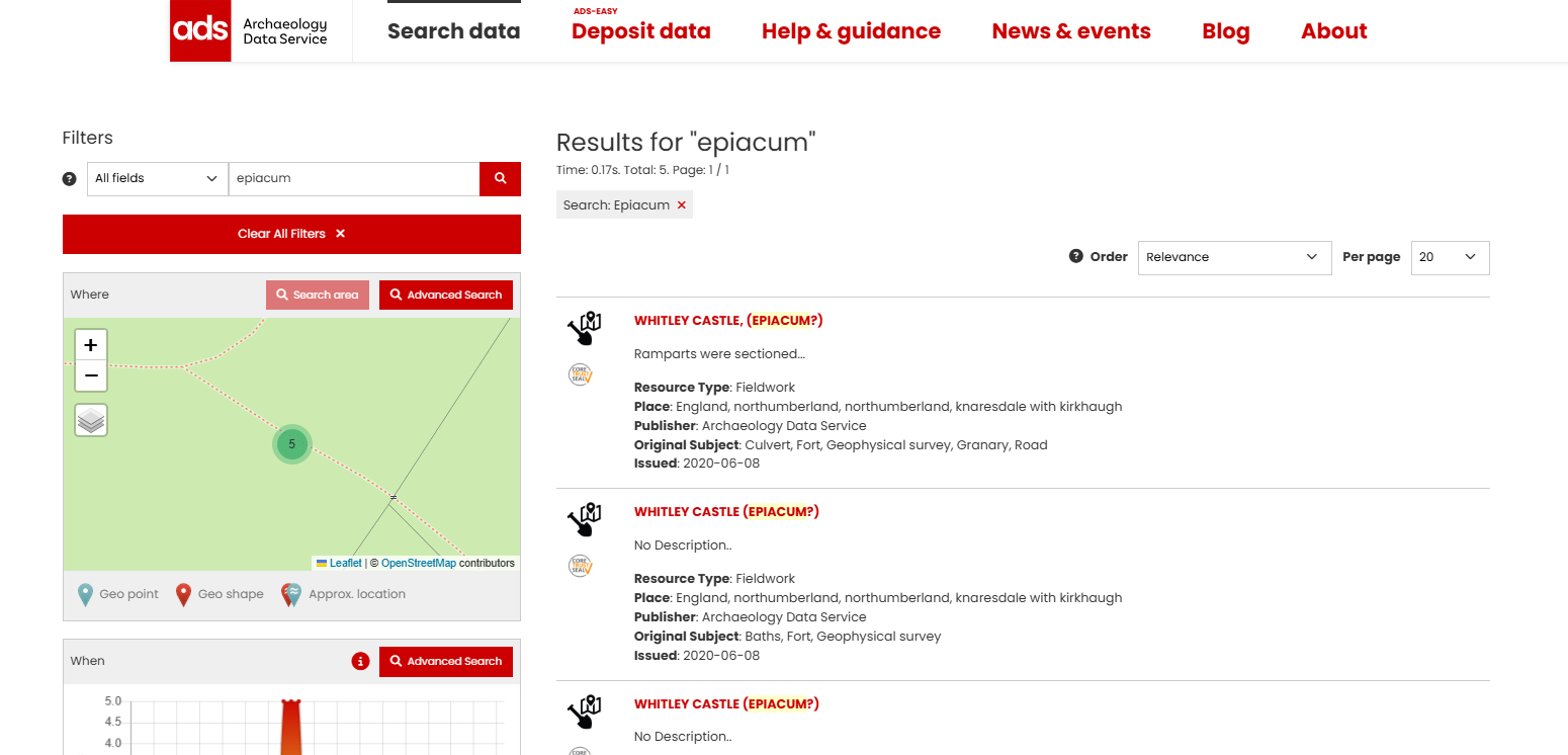 Epicaum search results