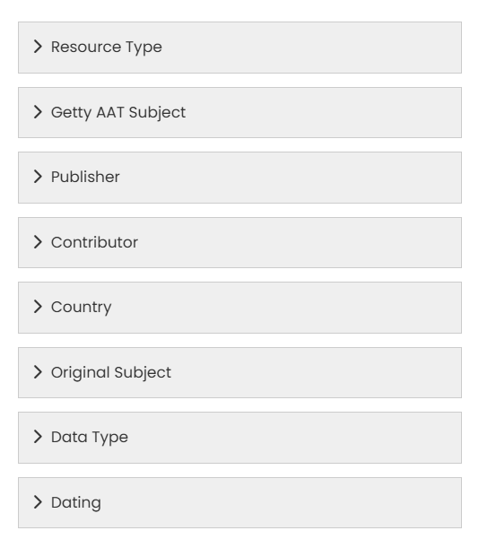 Search filters
