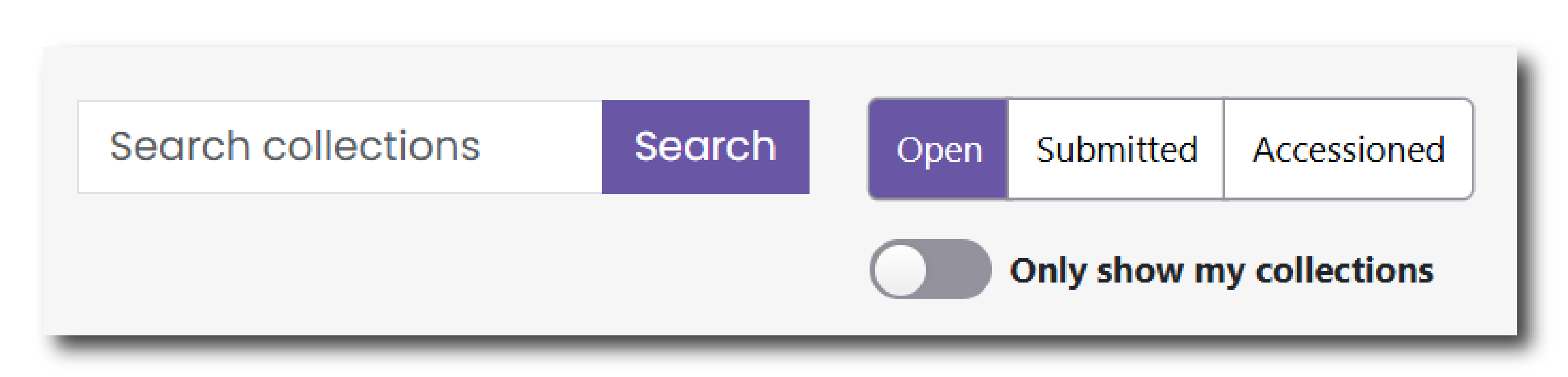 New Collection Button