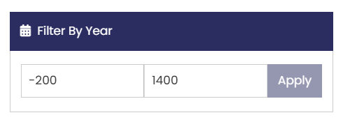 HSDS Data Catalogue Timeline search entry