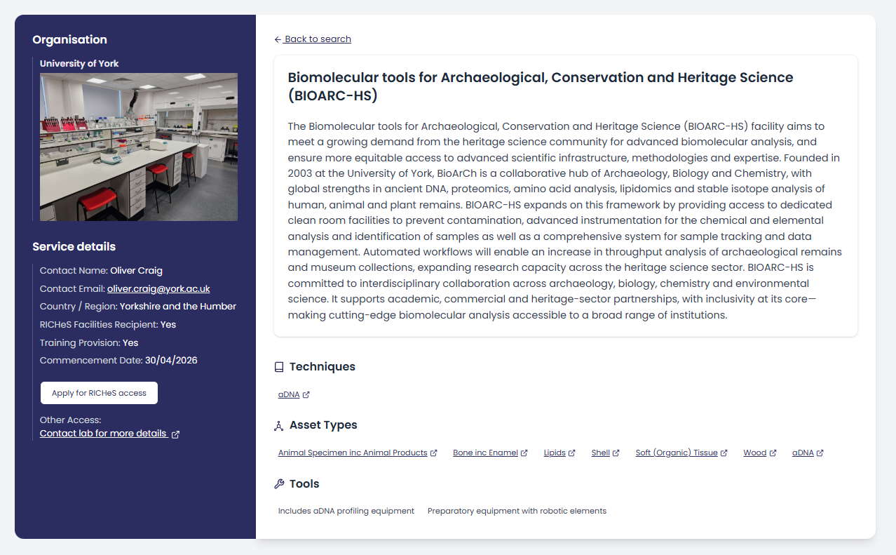 HSDS Catalogue of Services Service Page
