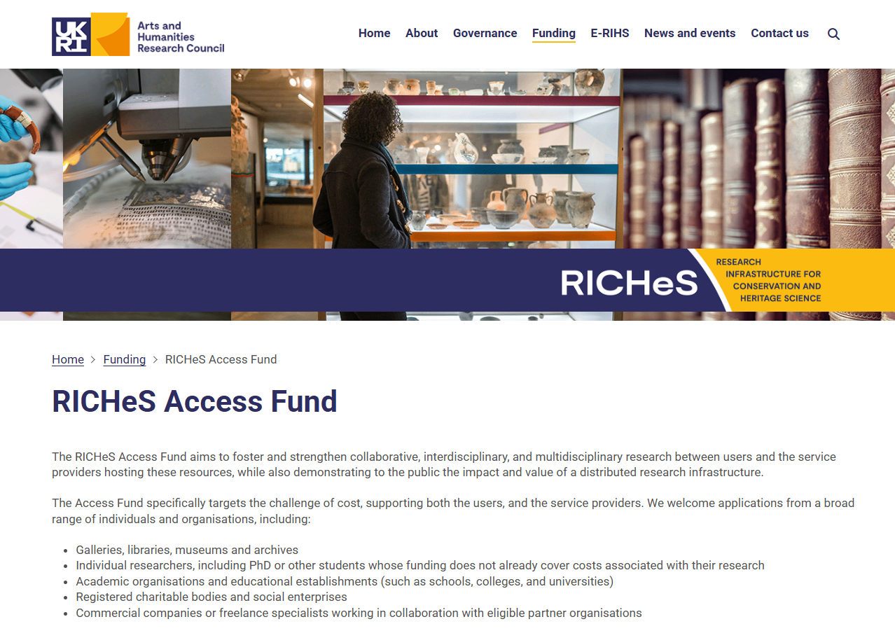 RICHeS Access Scheme website